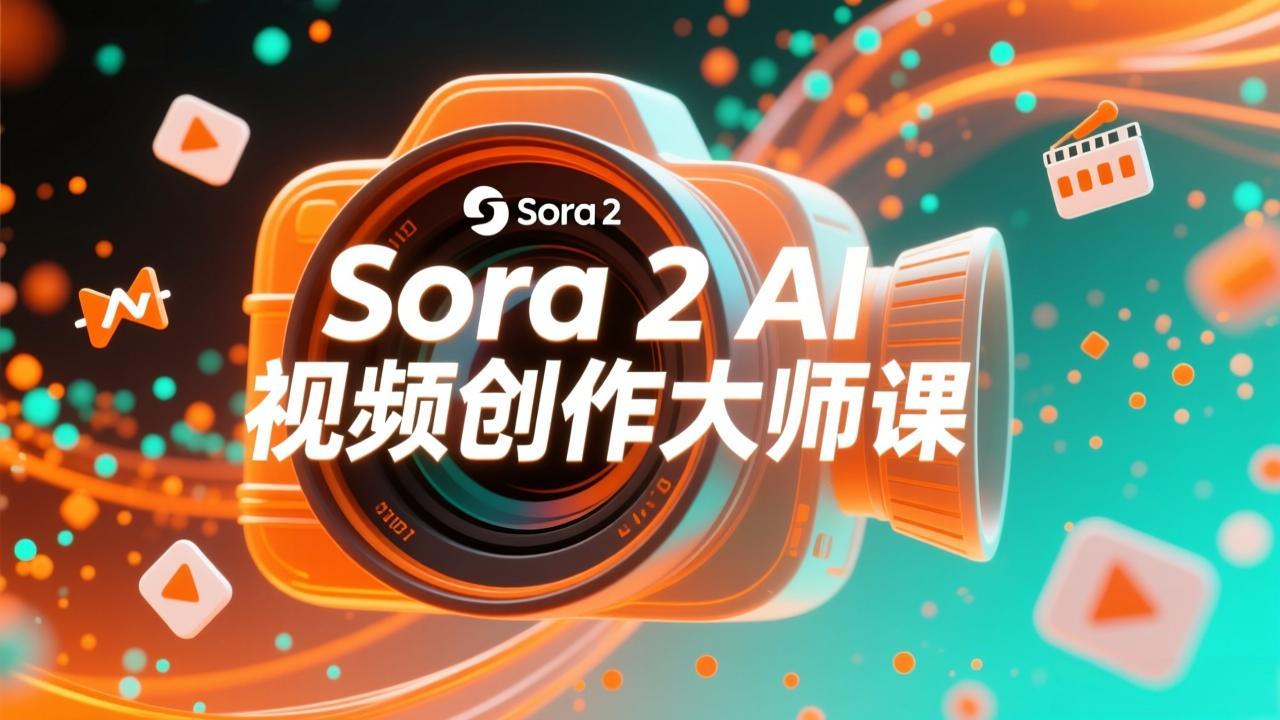 如何利用Sora 2创建流行AI人工智能视频大师班教程：掌握创作全流程，产出百万播放内容-情久项目网