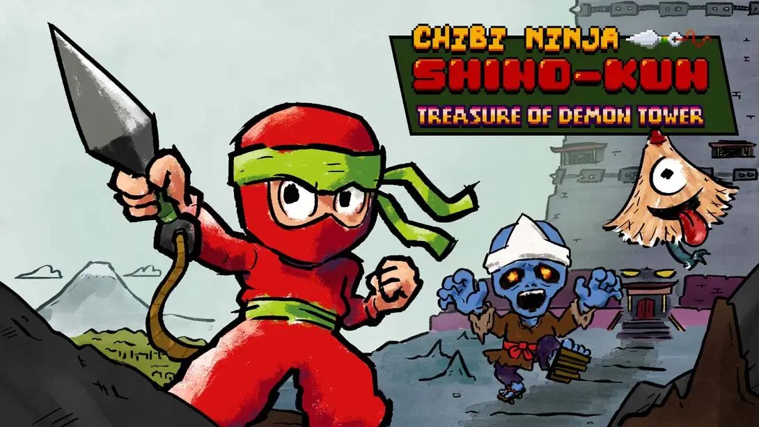【美版】小忍者志乃君：魔塔宝藏 .Chibi Ninja Shino-kun Treasure of Demon Tower 英语-情久项目网