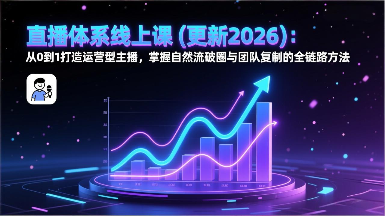 直播体系线上课(更新2026-情久项目网