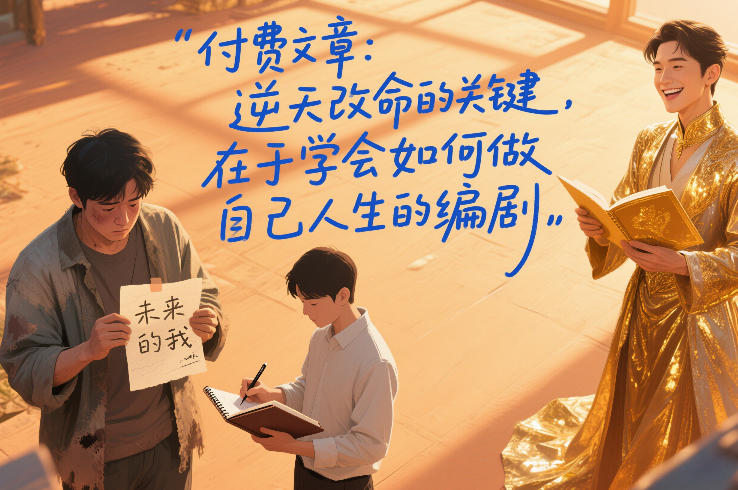 付费文章：逆天改命的关键，在于学会如何做自己人生的编剧-情久项目网
