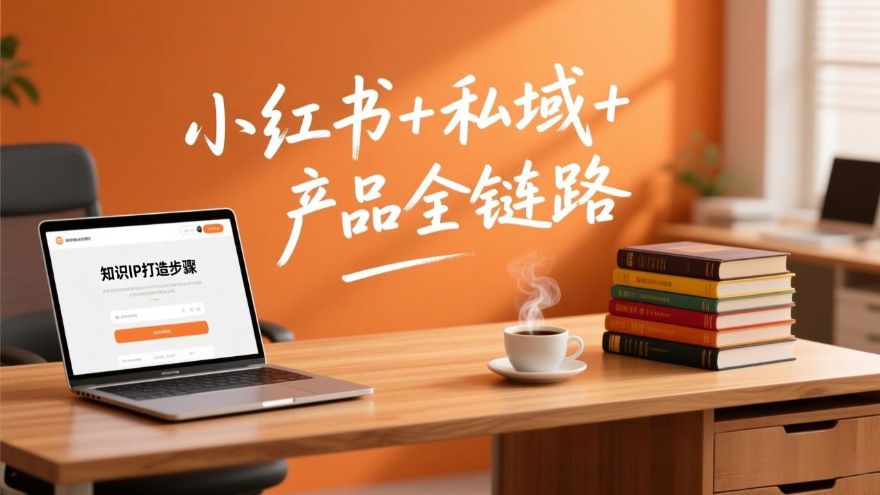 个人IP系统变现课2026，小红书+私域+产品全链路，手把手教你打造年入百万的知识IP-情久项目网
