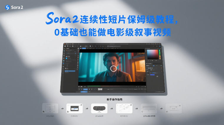Sora2连续性短片保姆级教程，0基础也能做电影级叙事视频-情久项目网