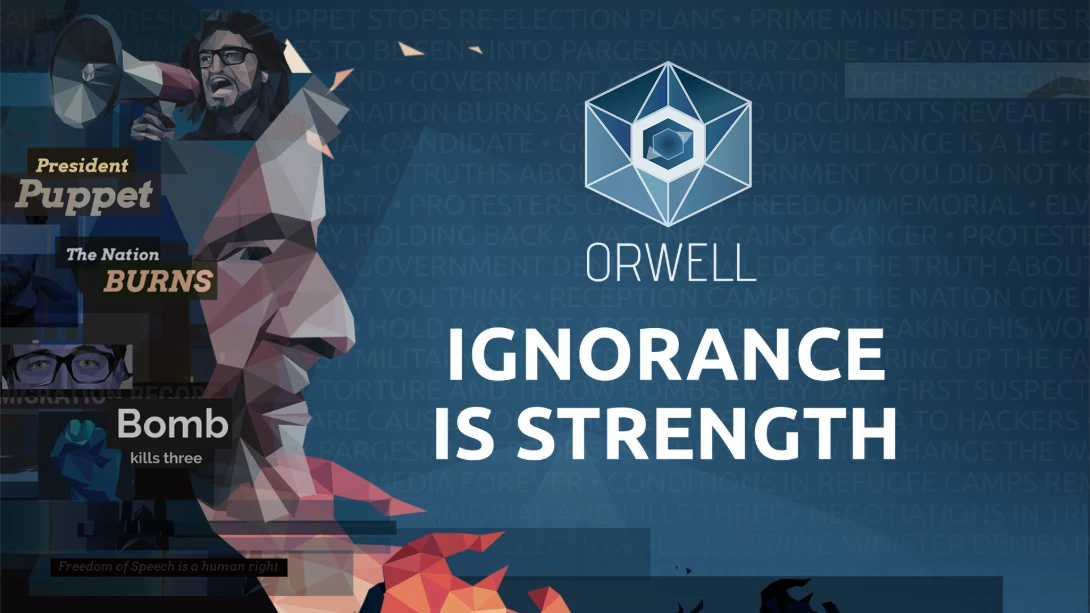 【美版】奥威尔 无知就是力量 .Orwell Ignorance is Strength 中文-情久项目网