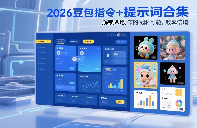 2026豆包指令+提示词合集，解锁AI创作的无限可能，效率倍增-情久项目网