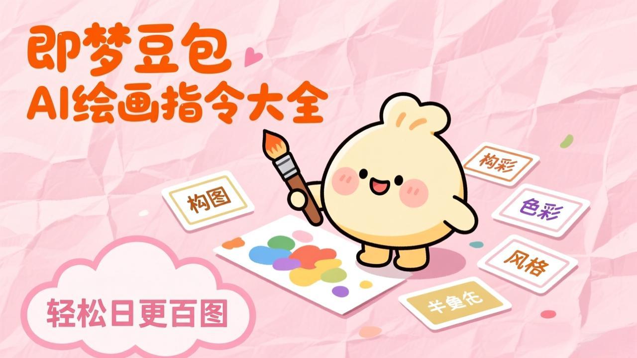 即梦豆包AI绘画指令大全：海量关键词库一键复制，出图效率提升10倍，轻松日更百图-情久项目网