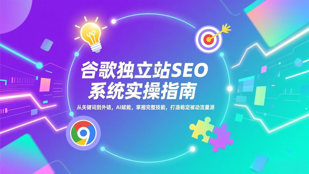谷歌独立站SEO系统实操(更新-情久项目网
