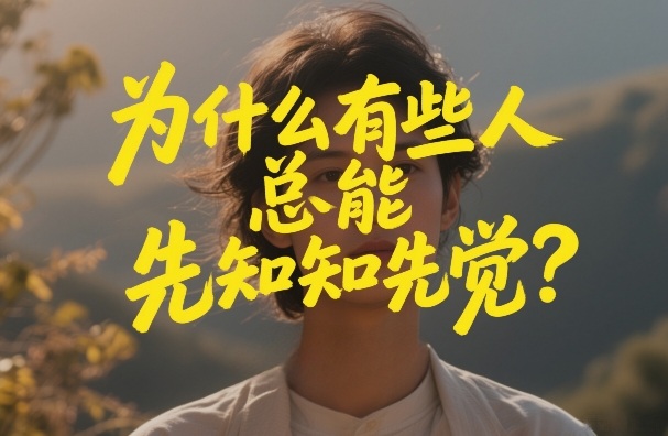 付费文章：为什么有些人总能先知先觉？-情久项目网