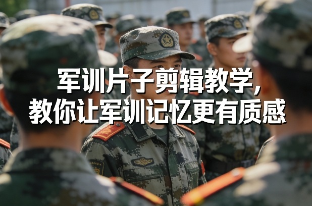 军训片子剪辑教学，教你让军训记忆更有质感-情久项目网