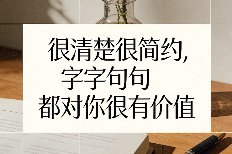 付费文章：很清楚很简约，字字句句都对你很有价值-情久项目网