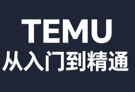 跨境麦冬·TEMU从入门到精通-情久项目网