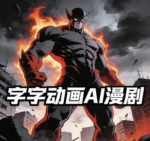 字字动画AI漫剧2026年第1期系统课程，小白看完就能学会实操的漫剧课，单人月收1-3W-情久项目网