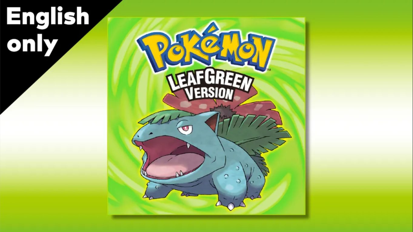 【美版】宝可梦叶绿 .Pokemon LeafGreen 中文汉化-情久项目网