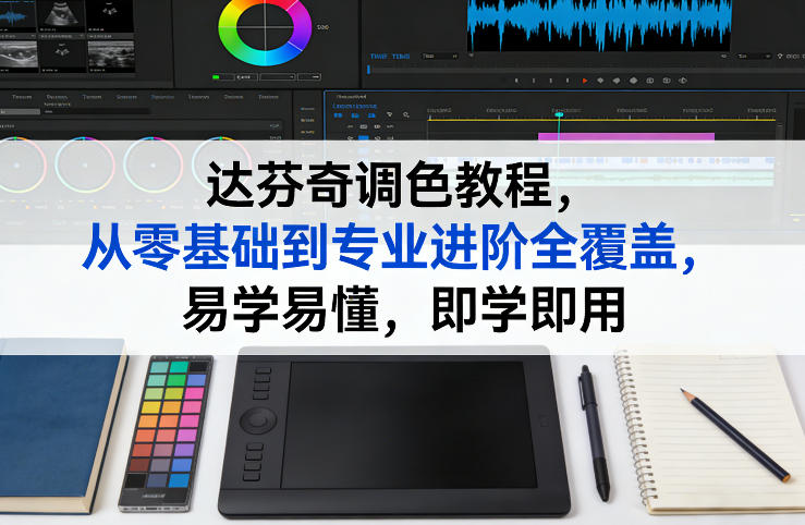 达芬奇调色教程，从零基础到专业进阶全覆盖，易学易懂，即学即用-情久项目网