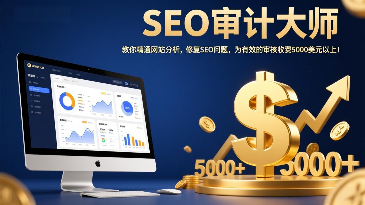 SEO审计大师：教你精通网站分析，修复SEO问题，为有效的审核收费5000美元以上！-情久项目网