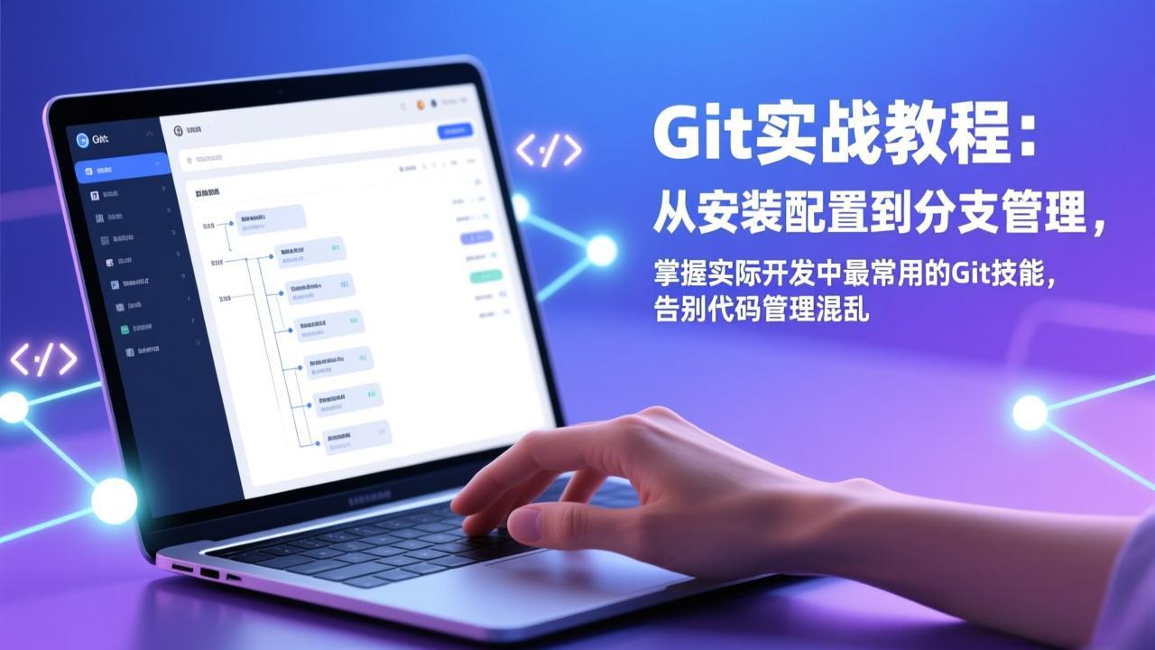 Git实战教程：从安装配置到分支管理，掌握实际开发中最常用的Git技能，告别代码管理混乱-情久项目网