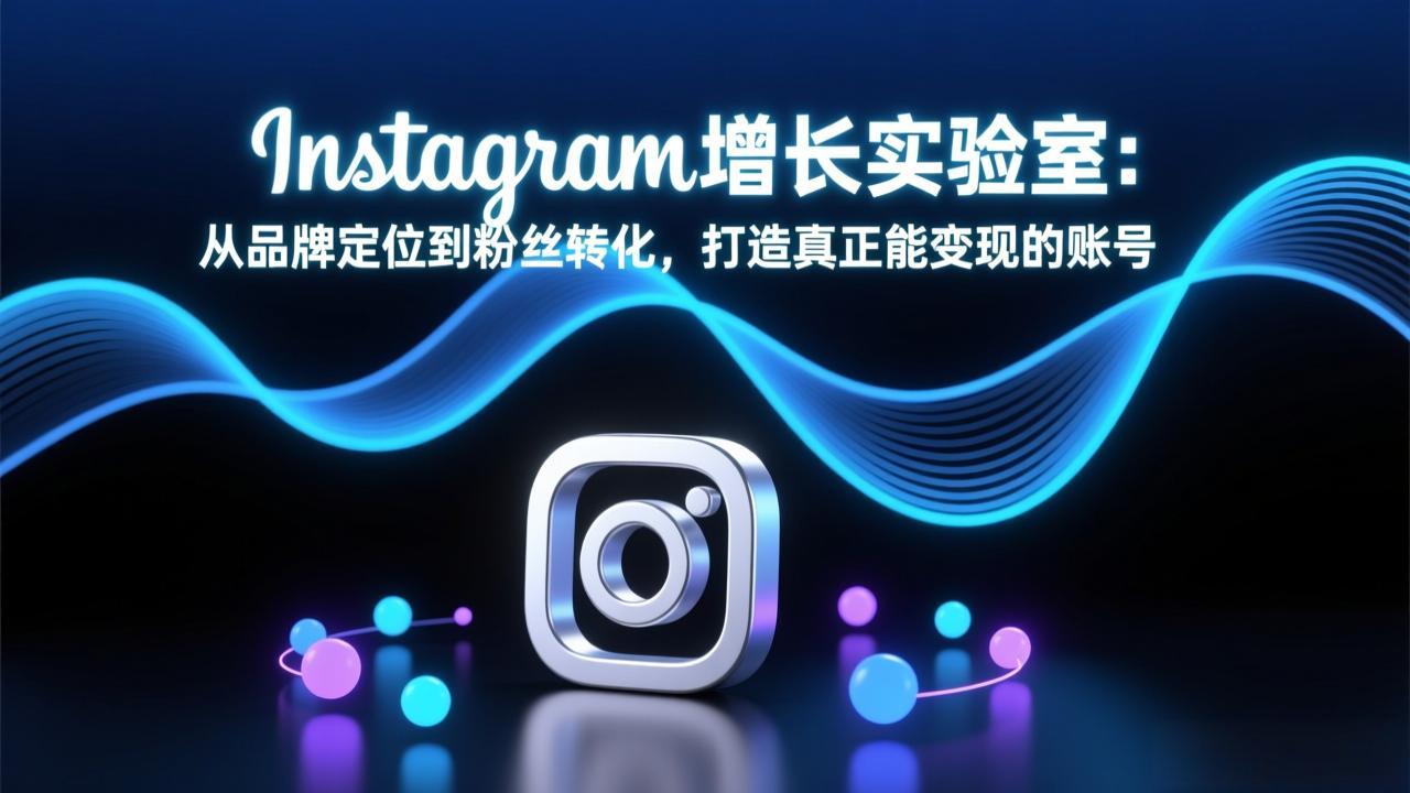 Instagram增长实验室：从品牌定位到粉丝转化，打造真正能变现的账号-情久项目网