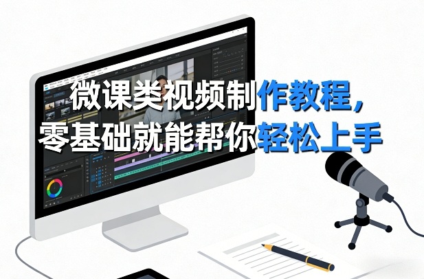 微课类视频制作教程，零基础就能帮你轻松上手-情久项目网