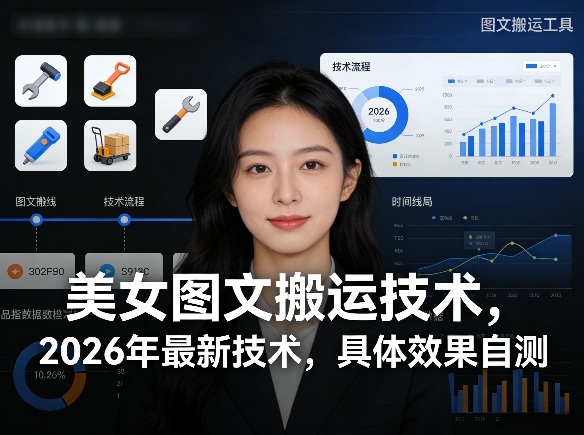 美女图文搬运技术，2026年最新技术，具体效果自测-情久项目网