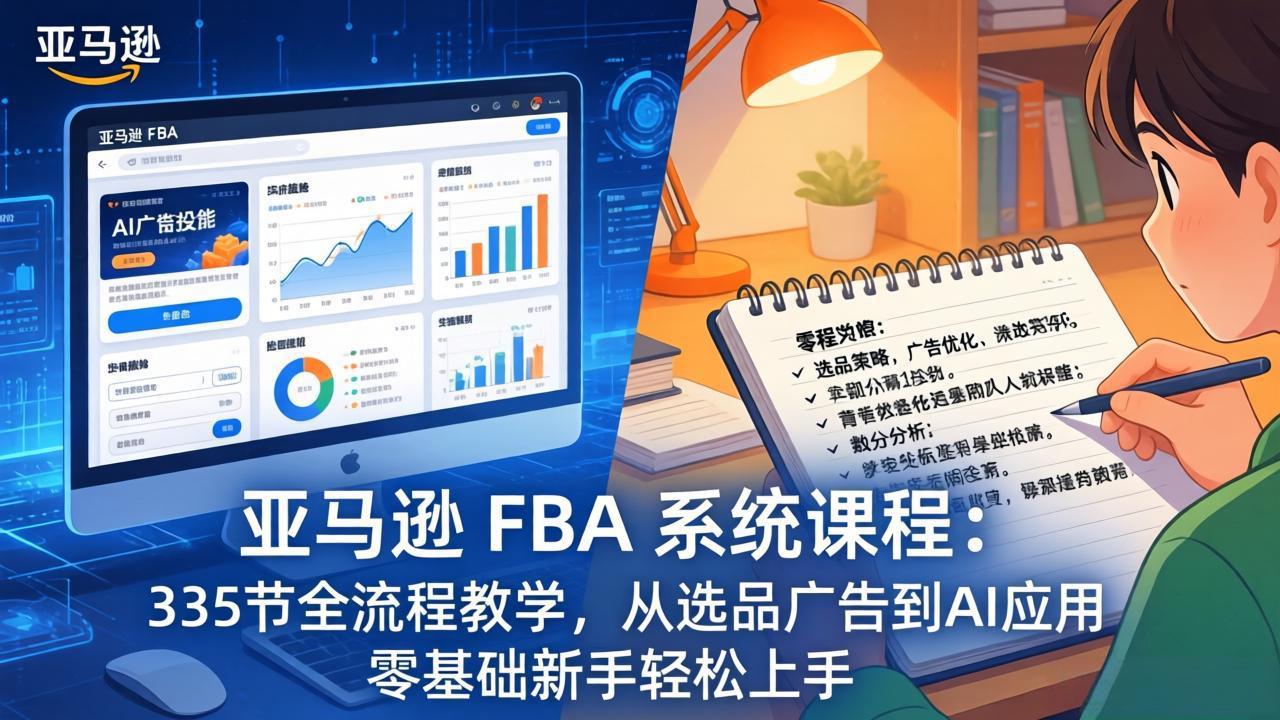 亚马逊 FBA 系统课程(更新26年3月-情久项目网
