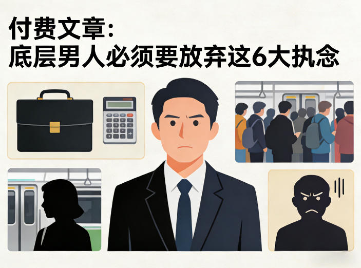 付费文章：底层男人必须要放弃这6大执念-情久项目网
