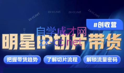 交个朋友·明星IP切片带货爆单营-情久项目网