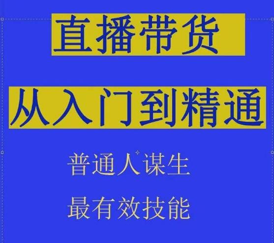 2024抖音直播带货直播间拆解抖运营从入门到精通，普通人谋生最有效技能-情久项目网