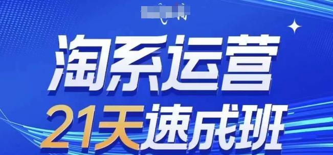 淘系运营21天速成班(更新24年6月)，0基础轻松搞定淘系运营，不做假把式-情久项目网