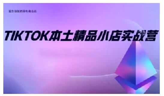 TikTok本土精品小店出海实战营，从入门到高阶，不止0-1!-情久项目网
