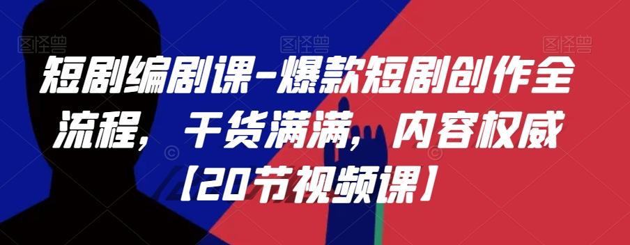 短剧编剧课-爆款短剧创作全流程，干货满满，内容权威【20节视频课】-情久项目网