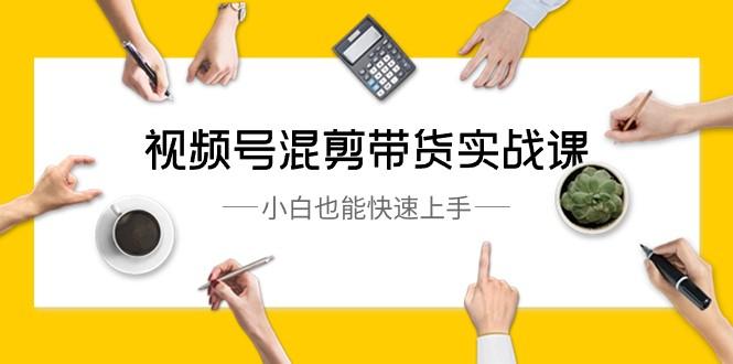 视频号混剪带货实战课，小白也能快速上手（10节课）-情久项目网