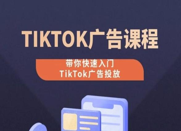 TikTok广告投放课程，从0-1实操课，带你快速入门TikTok广告投放-情久项目网