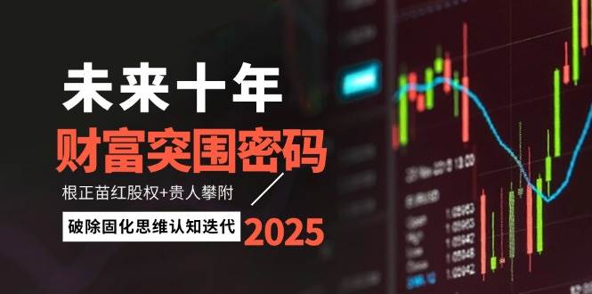未来十年财富突围密码：根正苗红股权+贵人攀附，破除固化思维认知迭代-情久项目网