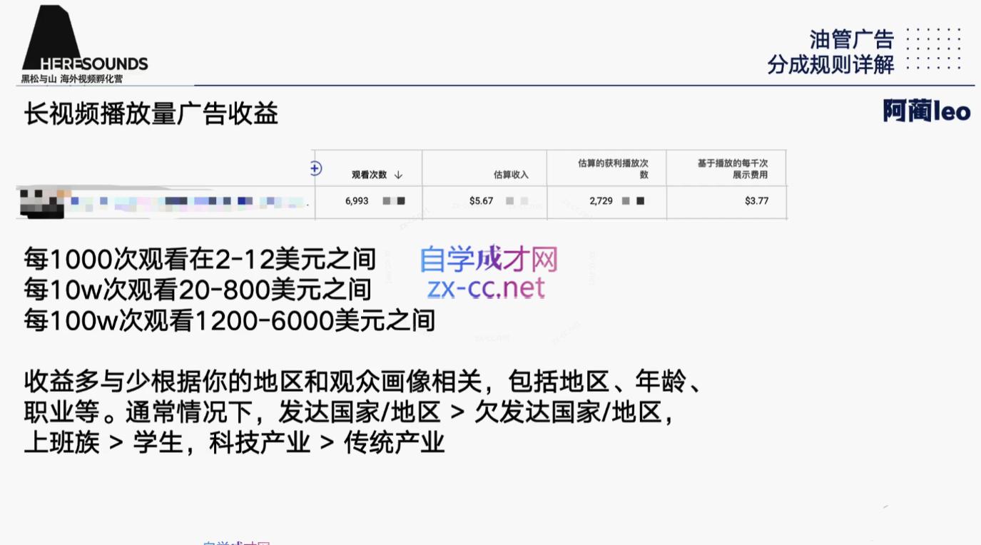 阿蔺Leo·跨境油管视频YouTube实训营(更新2025)-情久项目网