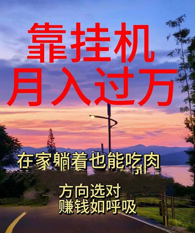 靠挂机，日入1000+，躺着也能吃肉，电脑手机都可挂-情久项目网