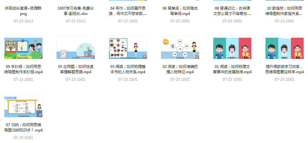 思维导图高效学习法-情久项目网