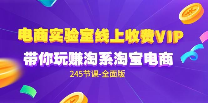 (9859期)电商-实验室 线上收费VIP，带你玩赚淘系淘宝电商(245节课-全面版)-情久项目网