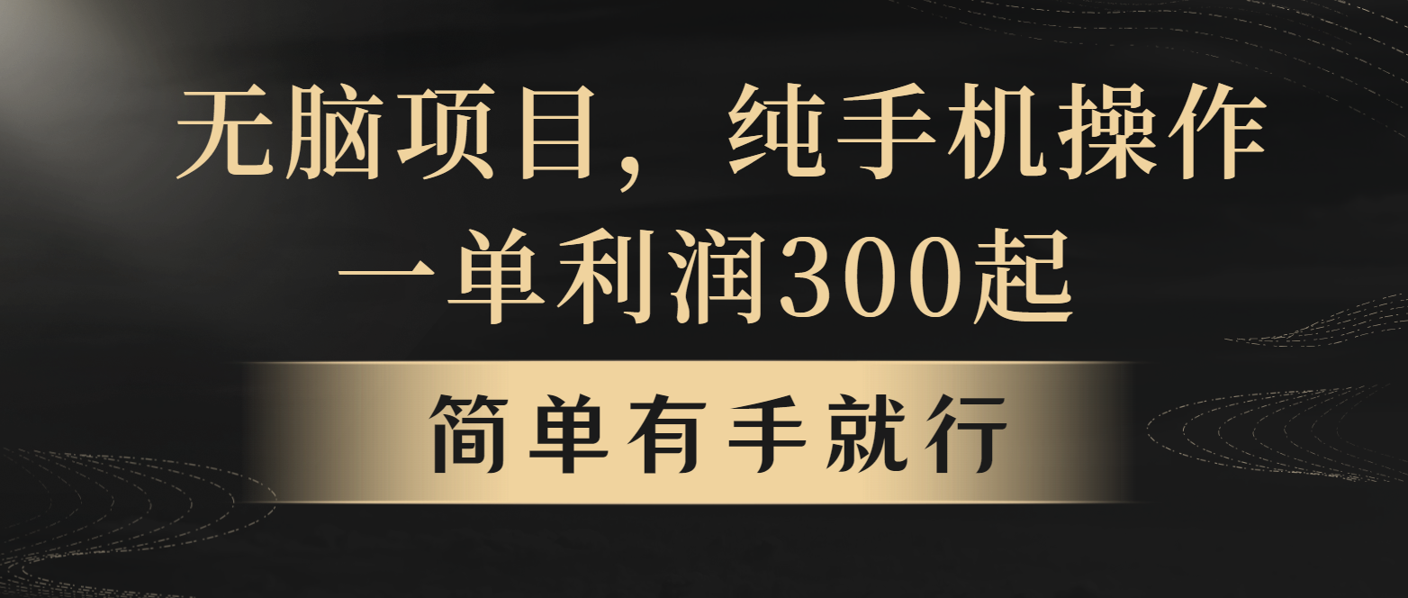 全网首发，翻身项目，年前最赚钱项目之一。收益翻倍！-情久项目网