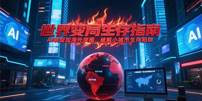 付费文章《世界变局生存指南，AI转型加海外突围，破解小城市生存陷阱》-情久项目网