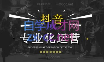 2024焦点抖音运营-情久项目网