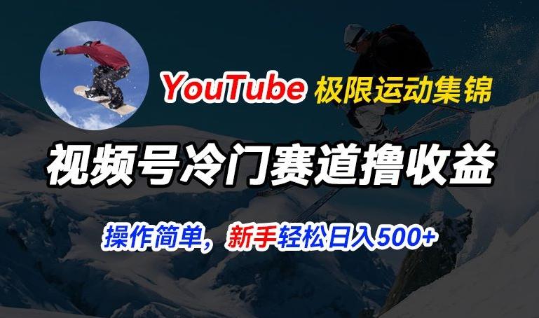 视频号冷门赛道撸收益，YouTube搬运极限运动集锦，暴力起号，操作简单流量高，轻松日入5张【揭秘】-情久项目网