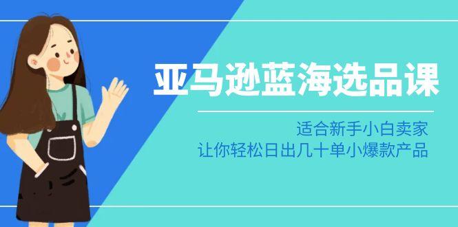 亚马逊-蓝海选品课：适合新手小白卖家，让你轻松日出几十单小爆款产品-情久项目网
