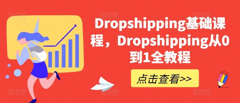 Dropshipping基础课程，Dropshipping从0到1全教程-情久项目网