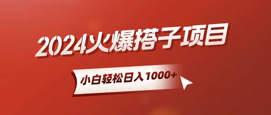 小白轻松上手，日入1000+，搭子项目-情久项目网