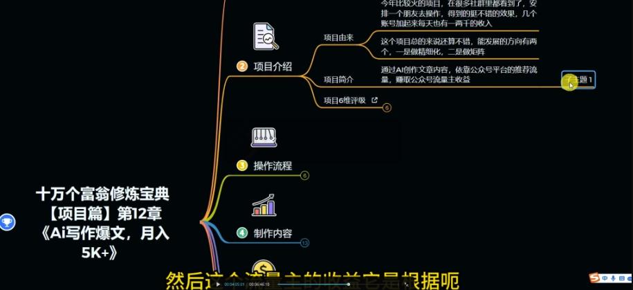 十万个富翁修炼宝典之12.AI写作爆文,月入5k+