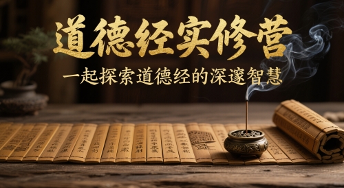 道德经实修营，一起探索道德经的深邃智慧-情久项目网
