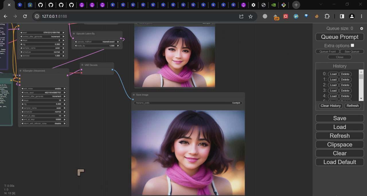 图片[2]-ComfyUI 利用 Stable Diffusion 学习AI GUI 工作流程教程-中英字幕-情久项目网