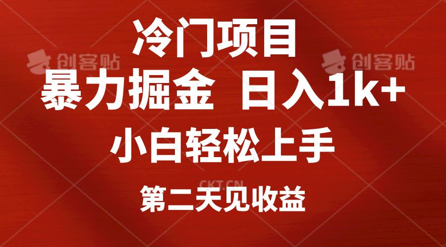 冷门项目，靠一款软件定制头像引流 日入1000+小白轻松上手，第二天见收益-情久项目网