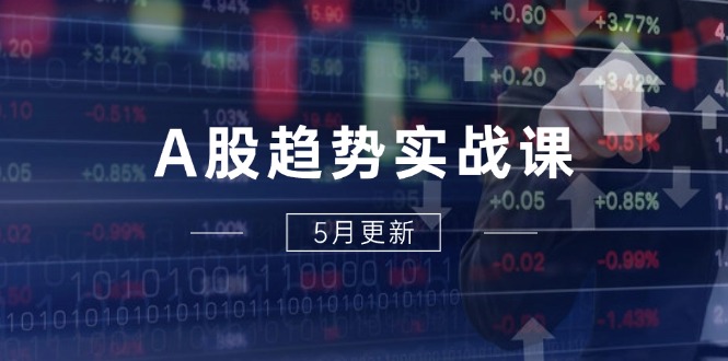 A股趋势实战课：主力动向+政策红利，2025全年策略5月更新-情久项目网