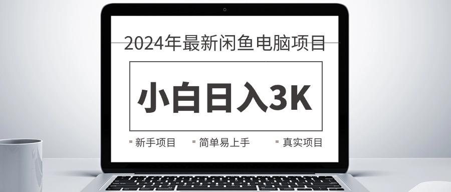 2024最新闲鱼卖电脑项目，新手小白日入3K+，最真实的项目教学-情久项目网