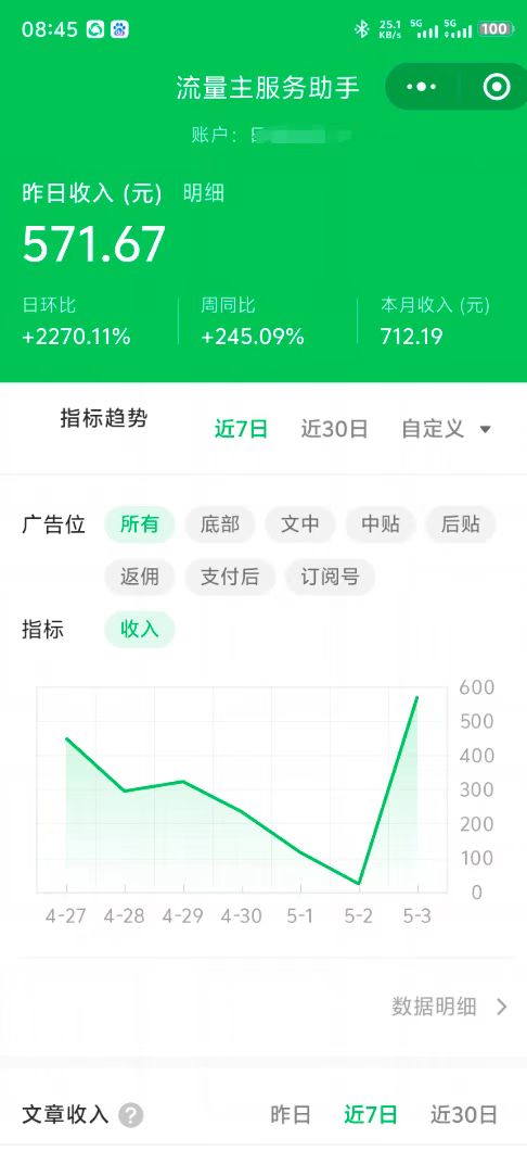 最新公众号托管躺赚项目，操作简单，只需复制粘贴，小白每天花五分钟，…-情久项目网